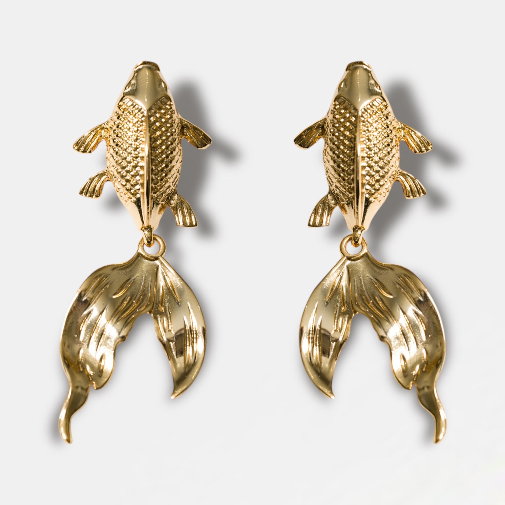 Koi Fish Statement Earrings