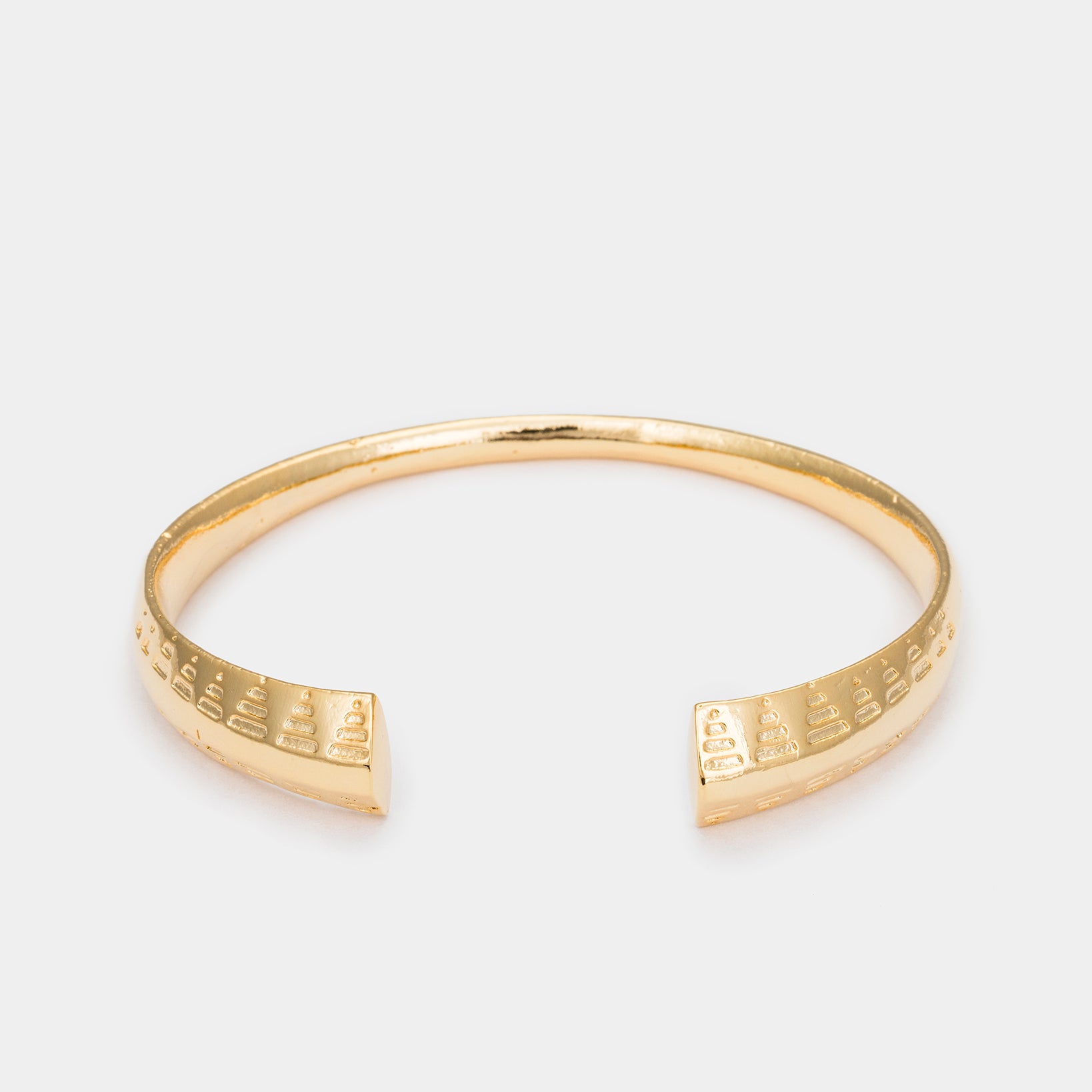 Inscribed Minimalist Cuff
