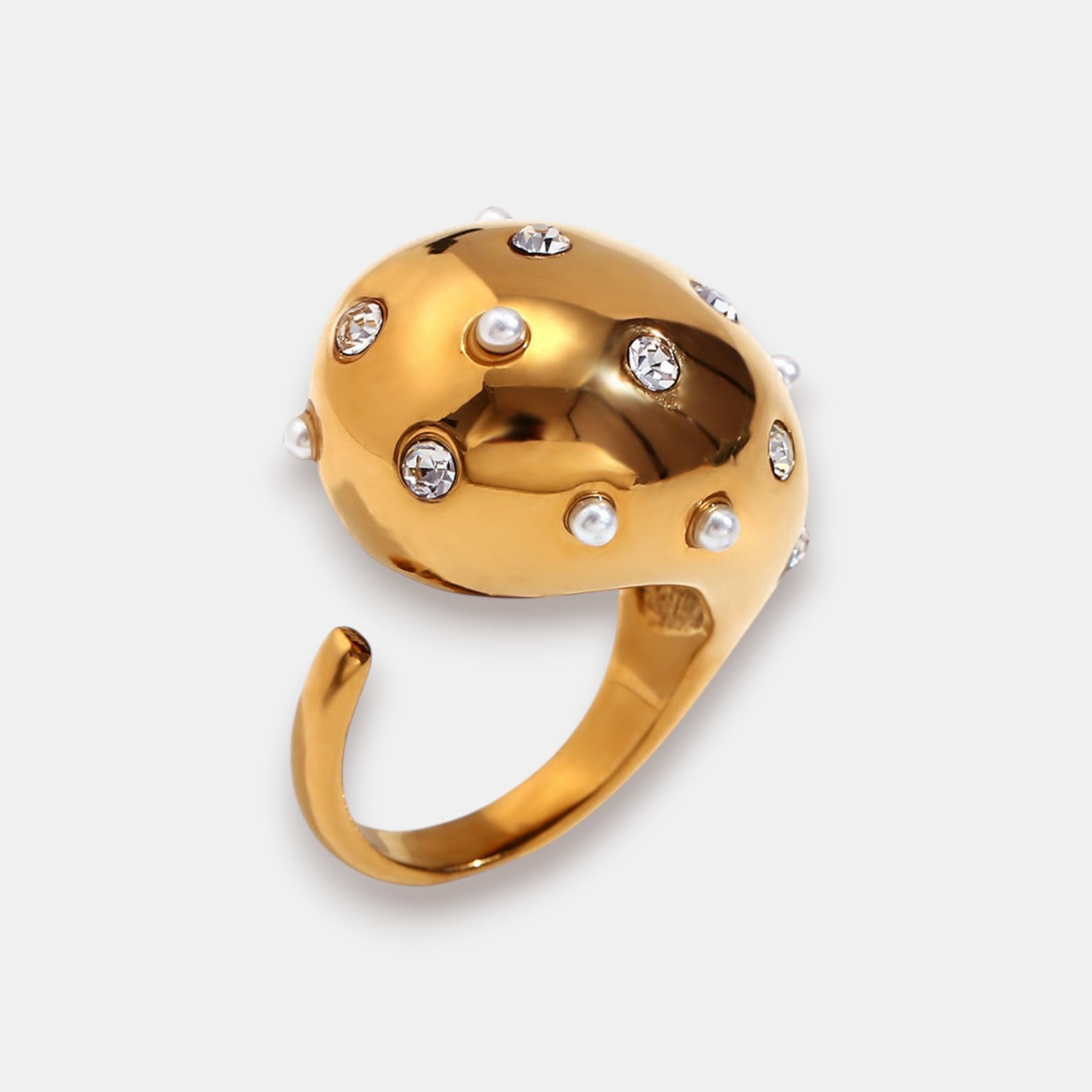 Disco Ring in Gold