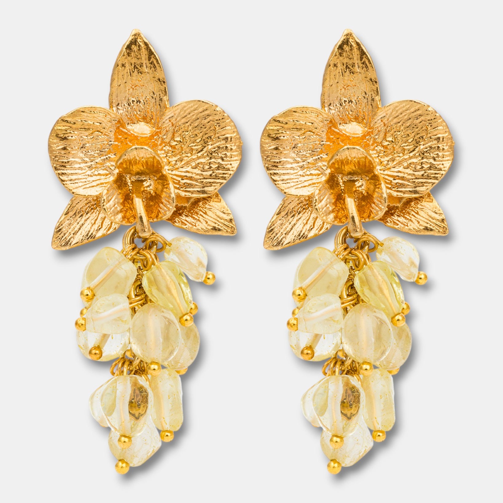 Blooming Radiance Citrine Earrings