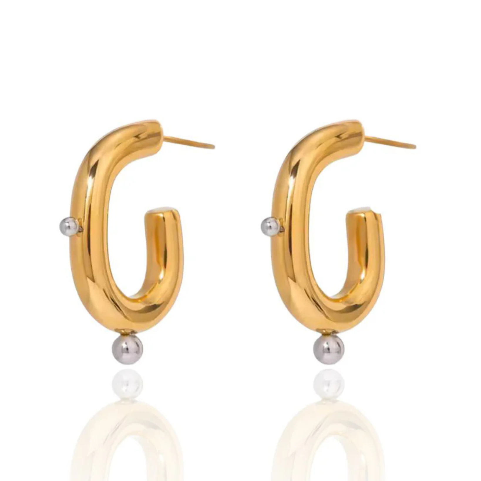 Dazzling Earrings in Gold and Silver