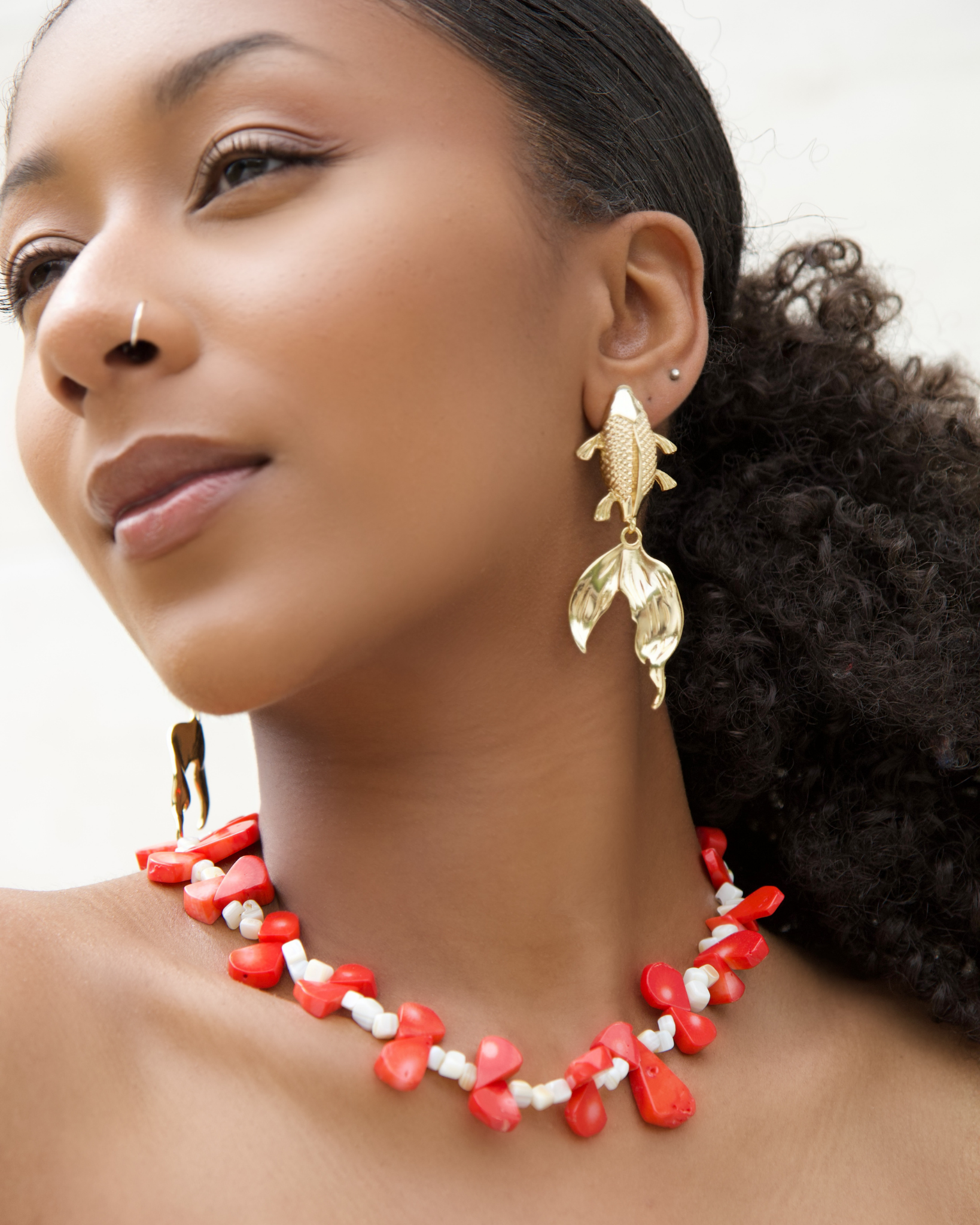 Koi Fish Statement Earrings