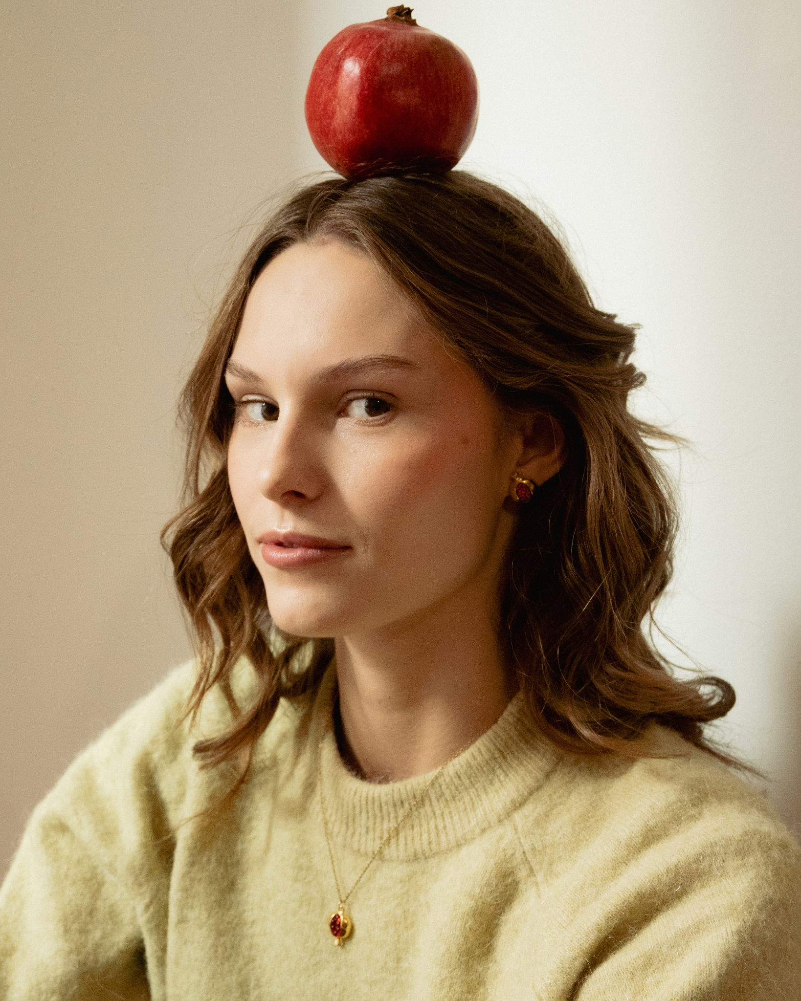 Pomegranate Pendant Necklace