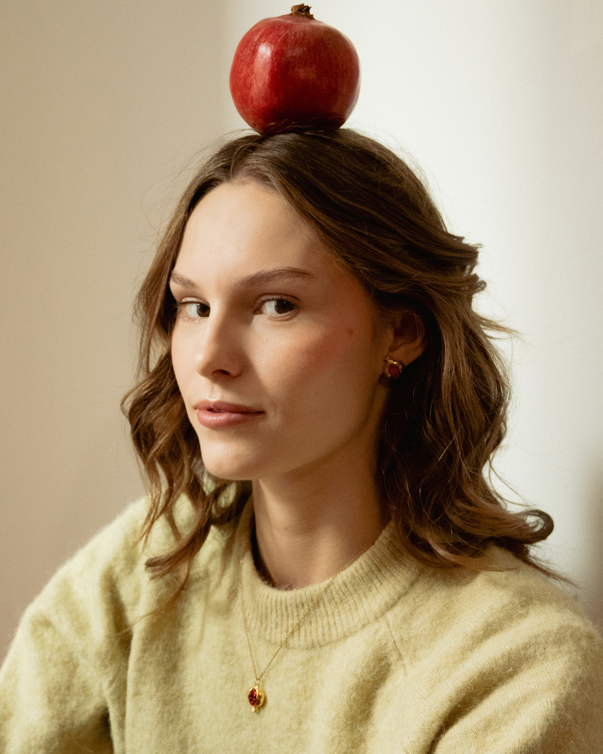 Pomegranate Pendant Necklace
