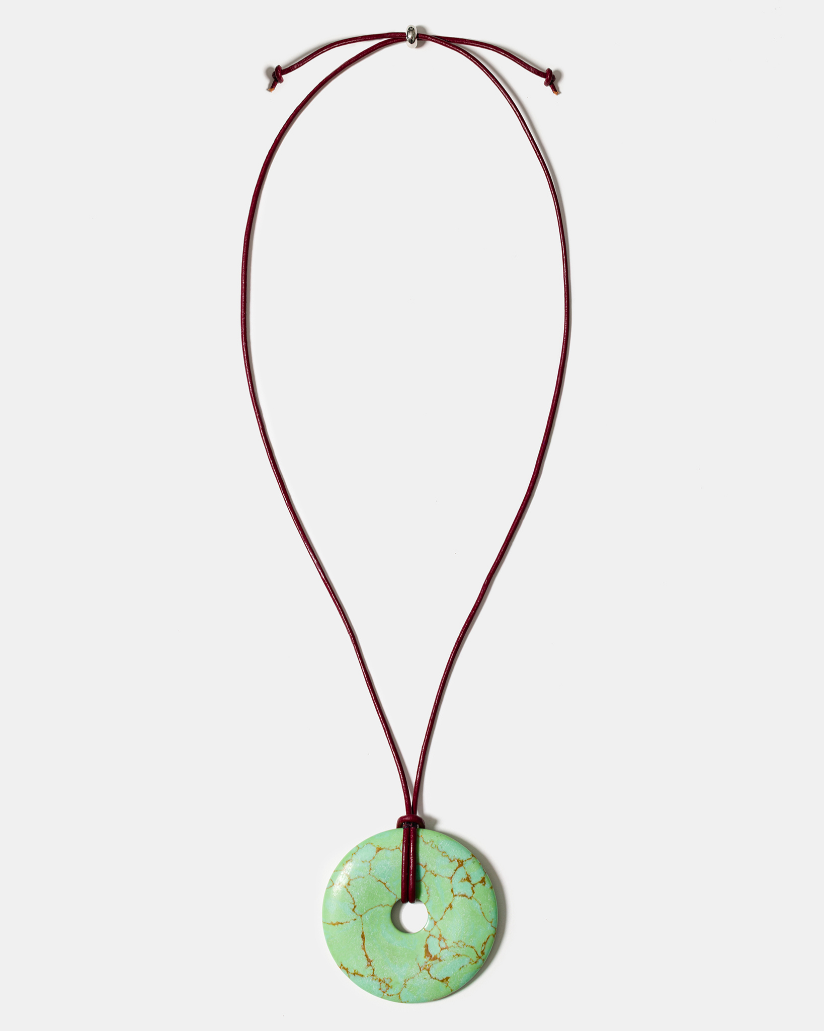 Sage Tide Cord Necklace with Howlite