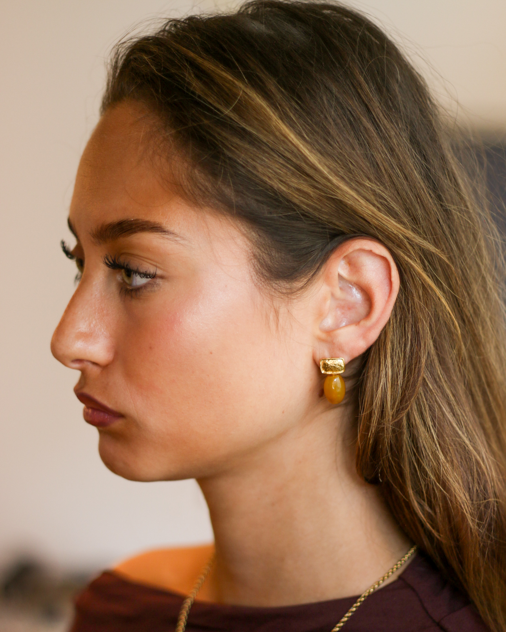 Agate Drop Earrings