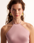 Modern gold statement earrings