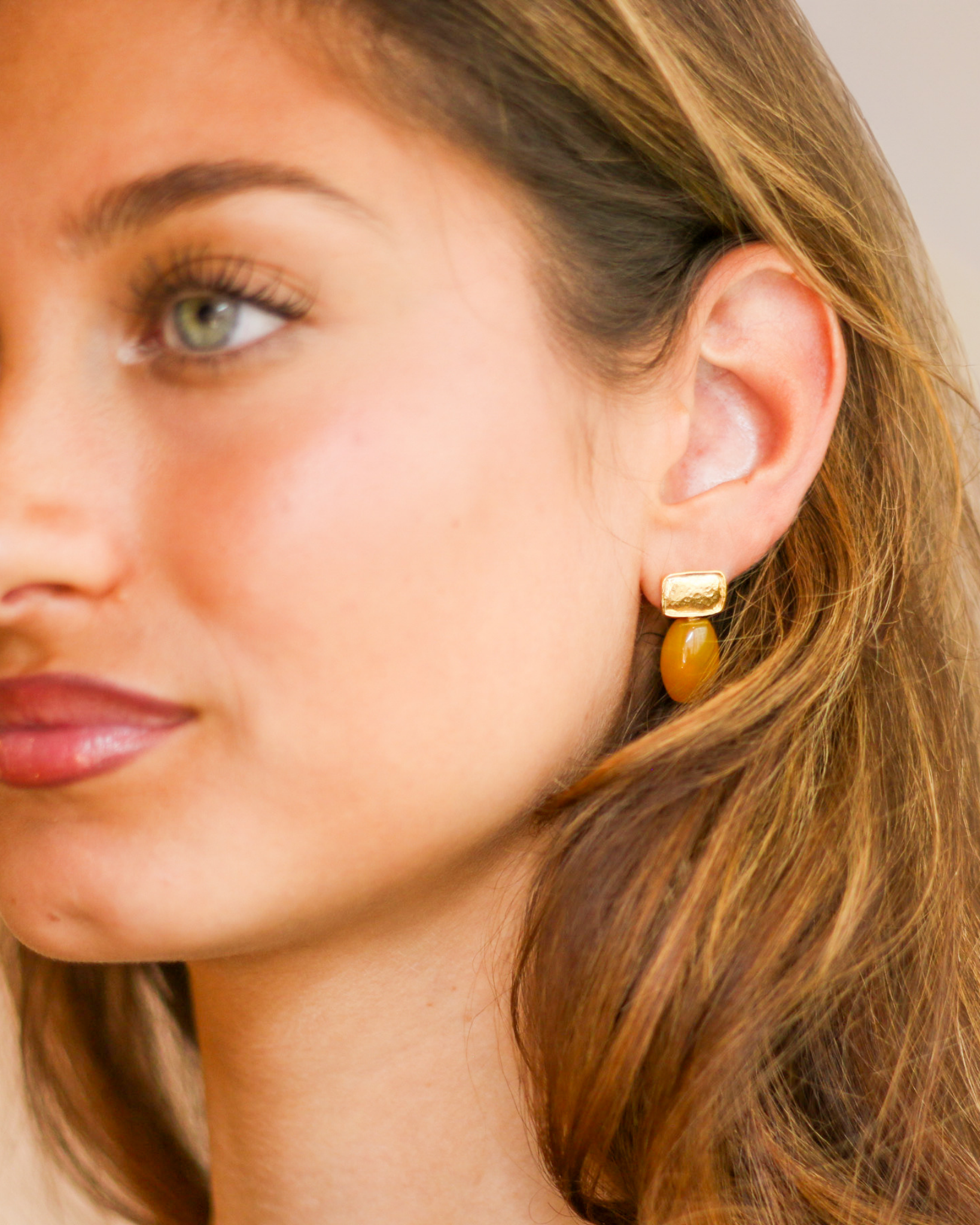 Agate Drop Earrings