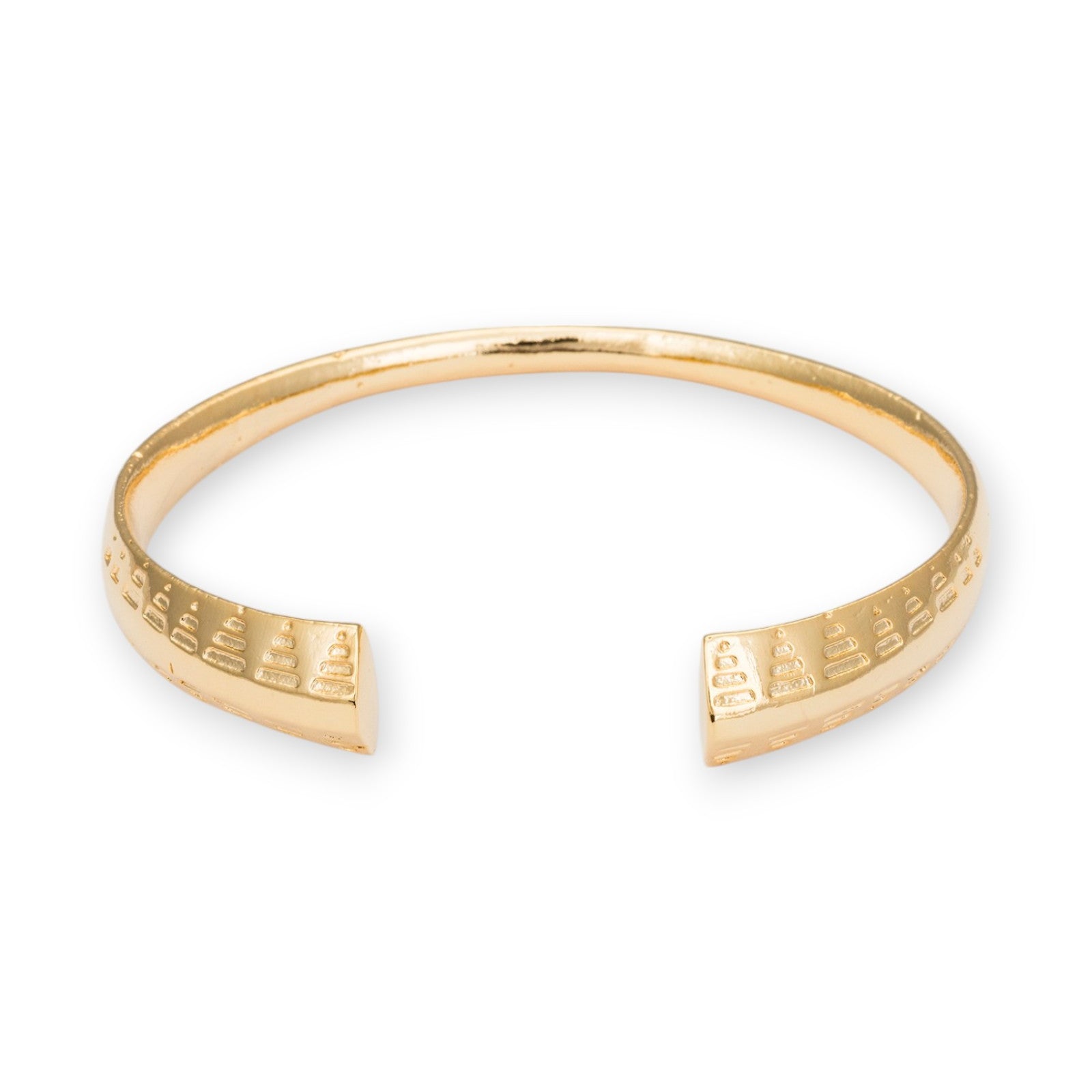 Inscribed Minimalist Cuff