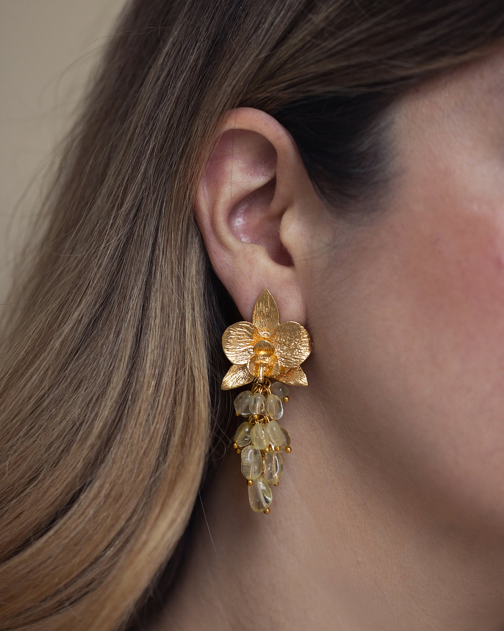 Blooming Radiance Citrine Earrings