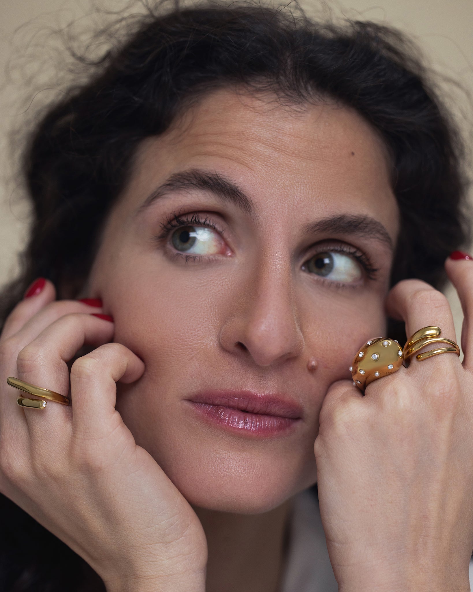 Rebecca Ring in Gold