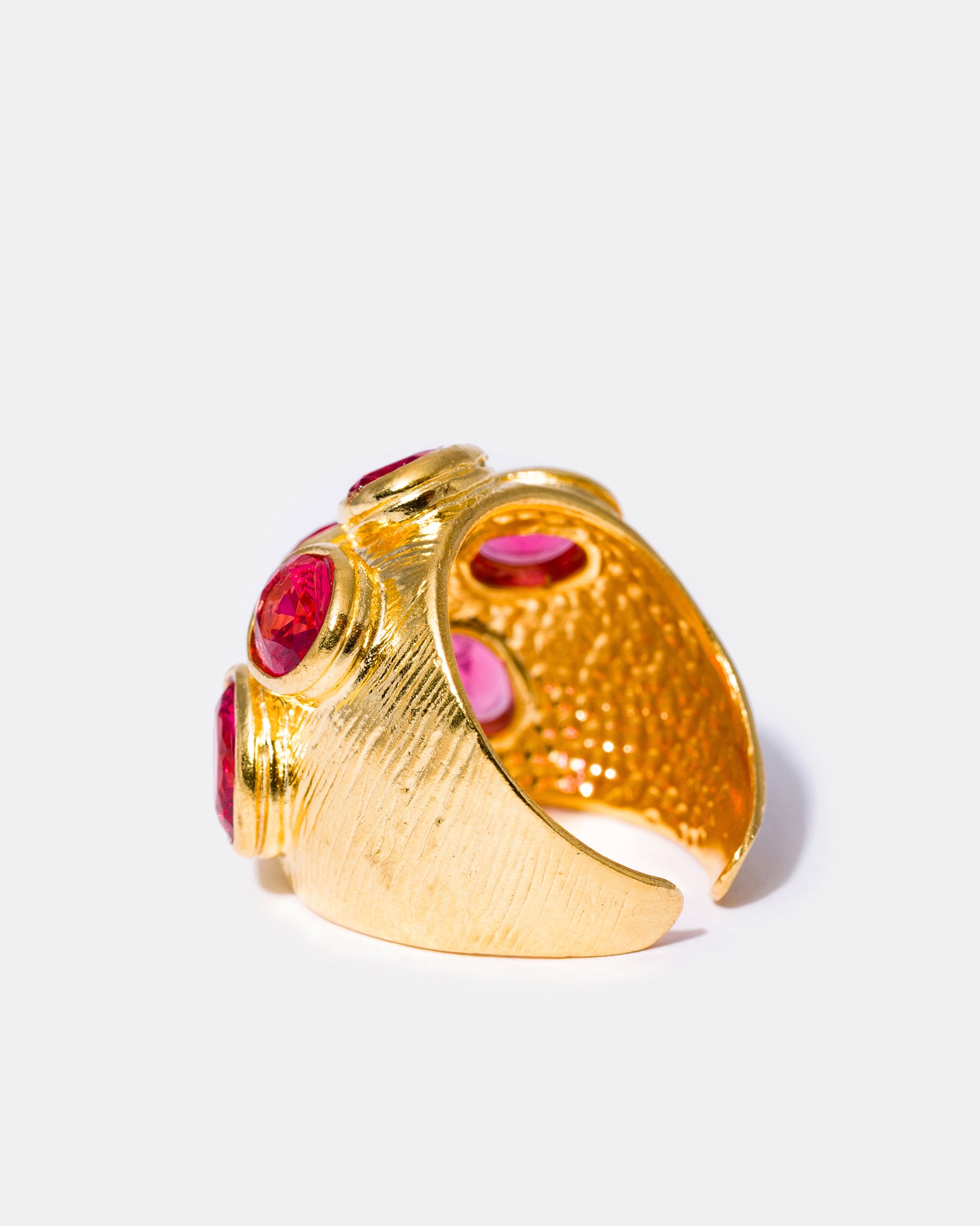 Gold Blush Multi-Gemstone Cocktail Ring