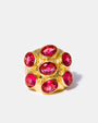 Gold Blush Multi-Gemstone Cocktail Ring