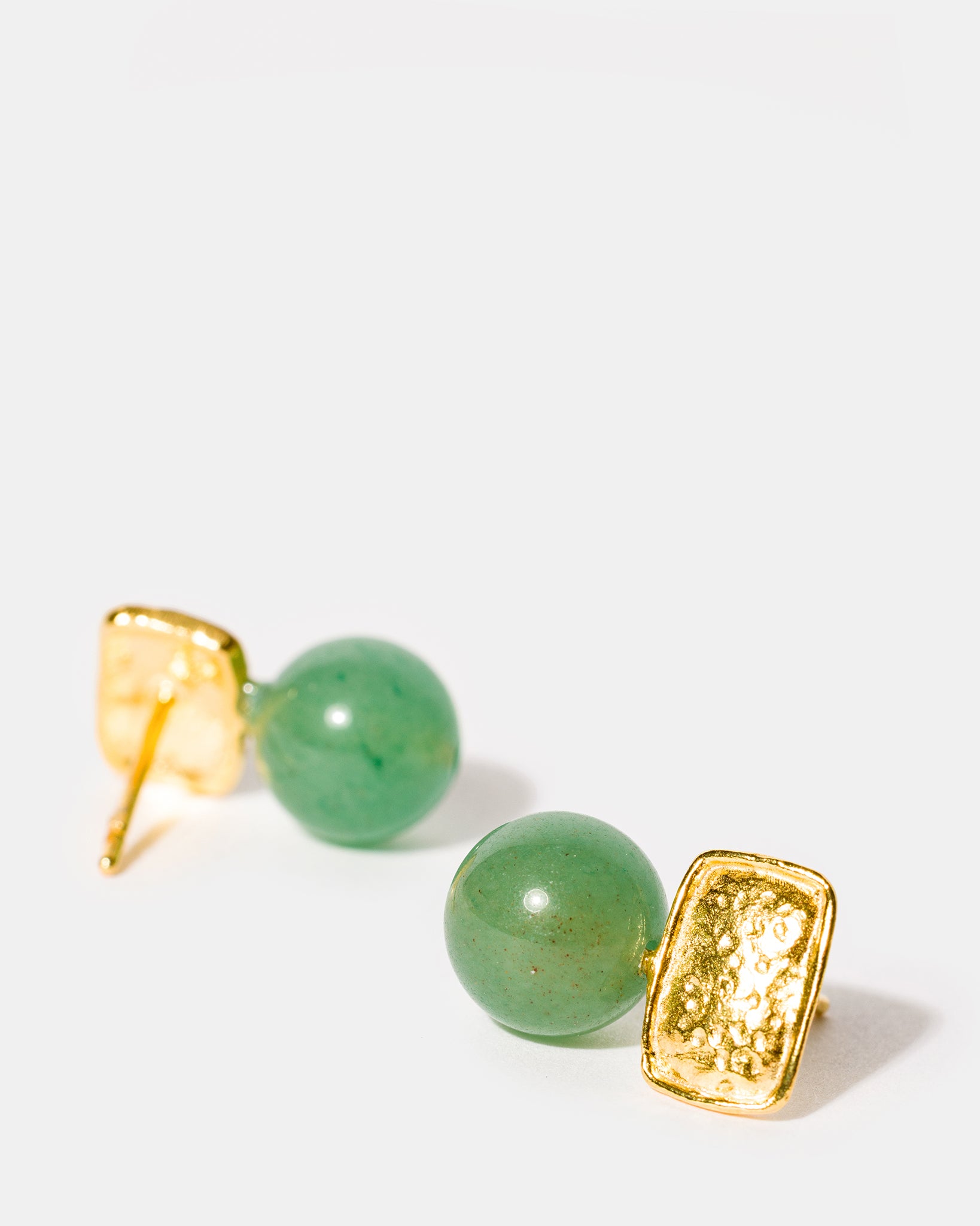 Prehnite Drop Earrings