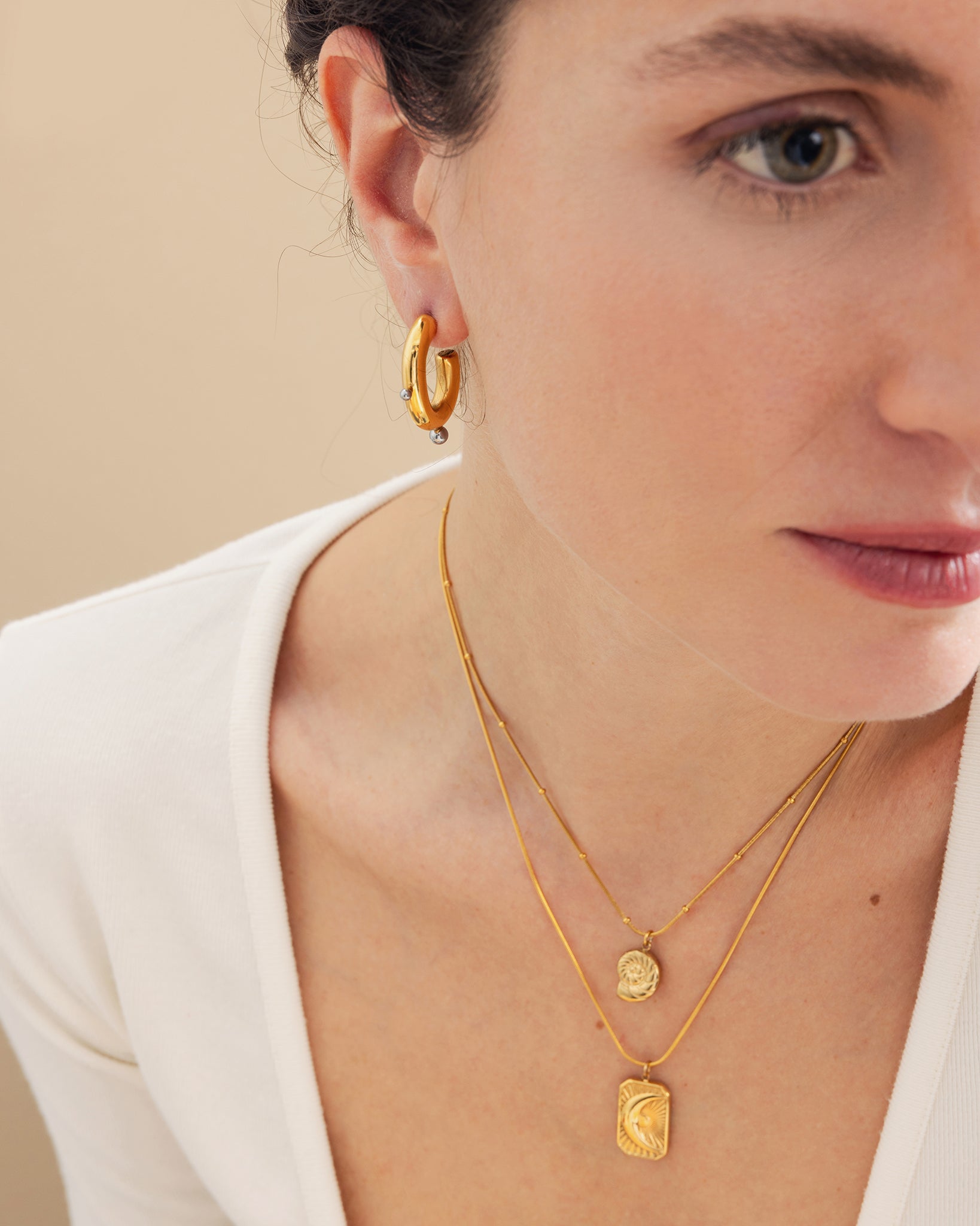 Dazzling Earrings in Gold and Silver