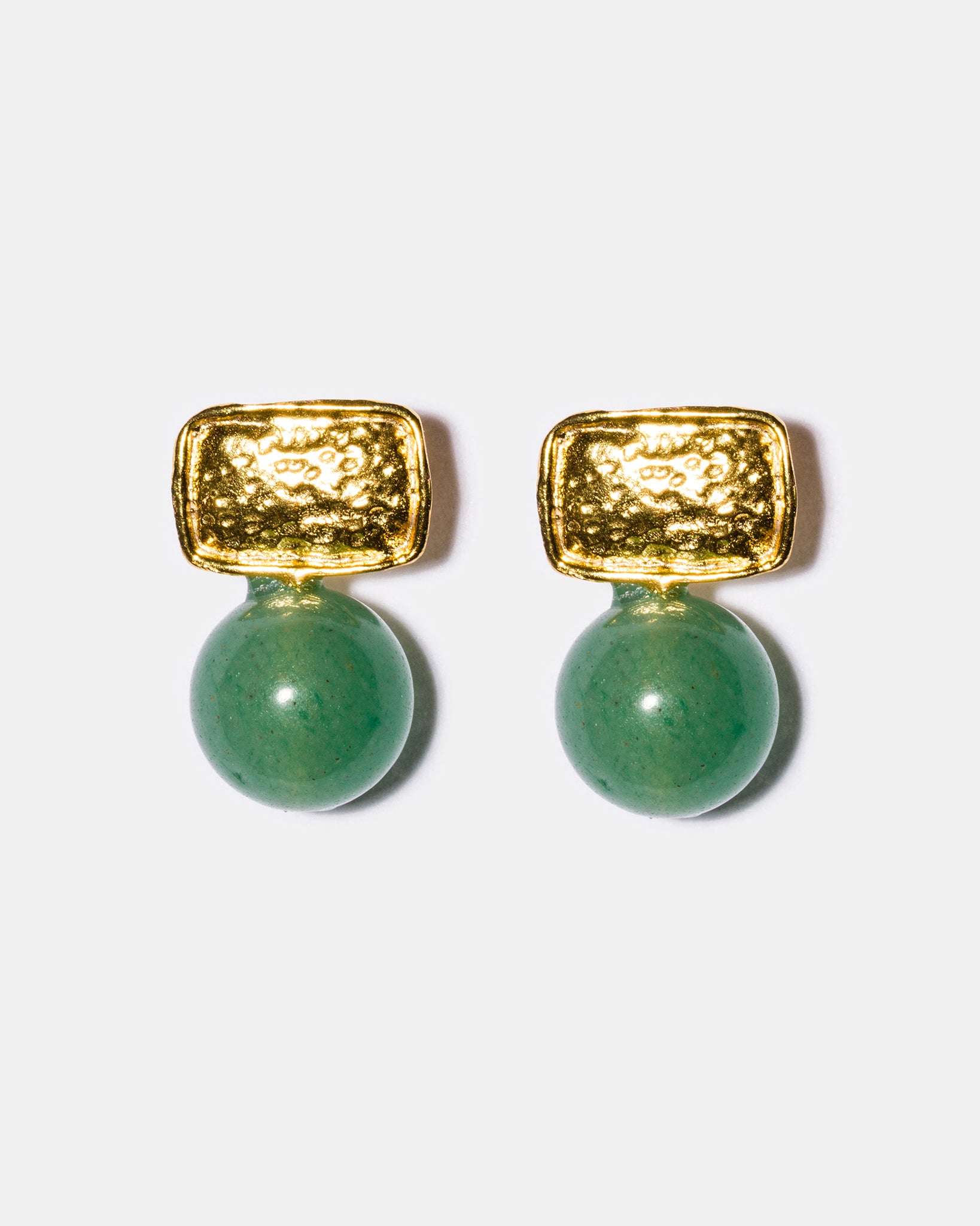 Prehnite Drop Earrings