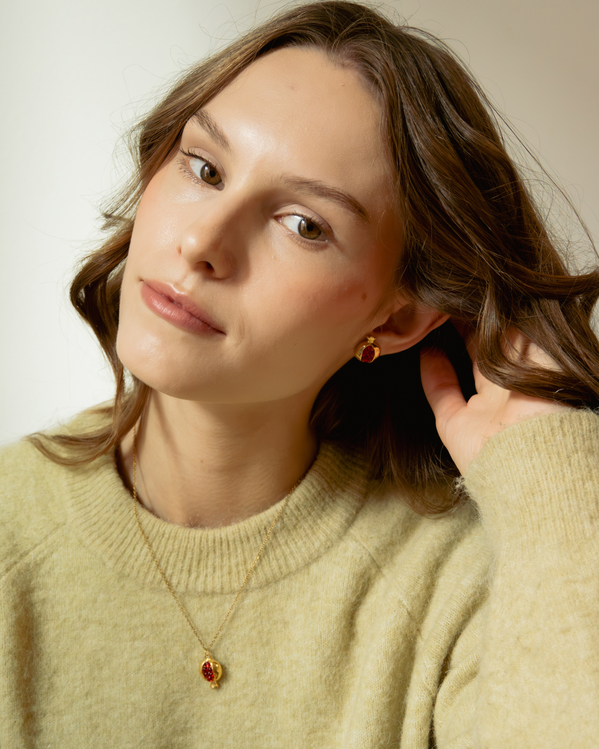 Pomegranate Pendant Necklace