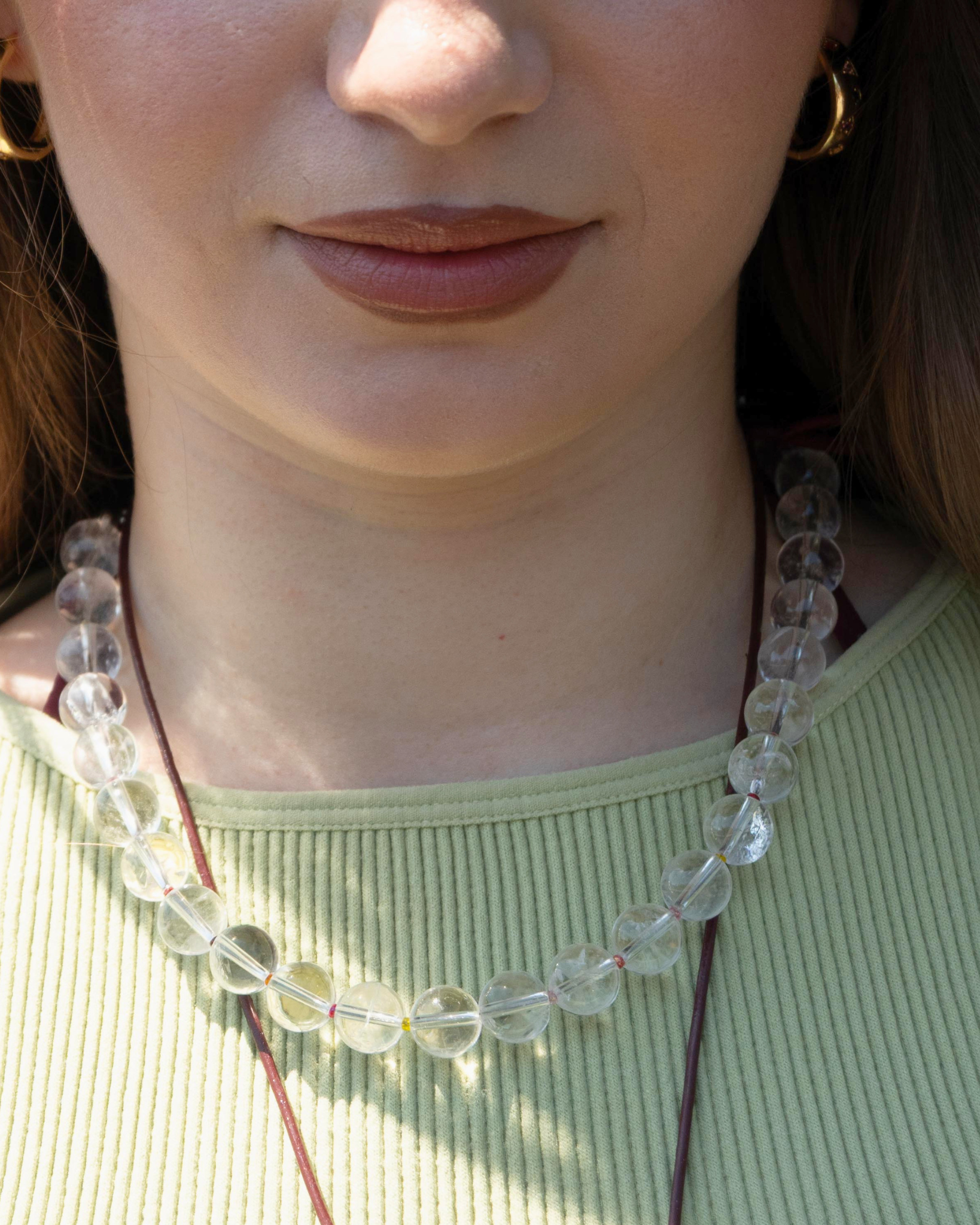 Quartz Bonbon Necklace