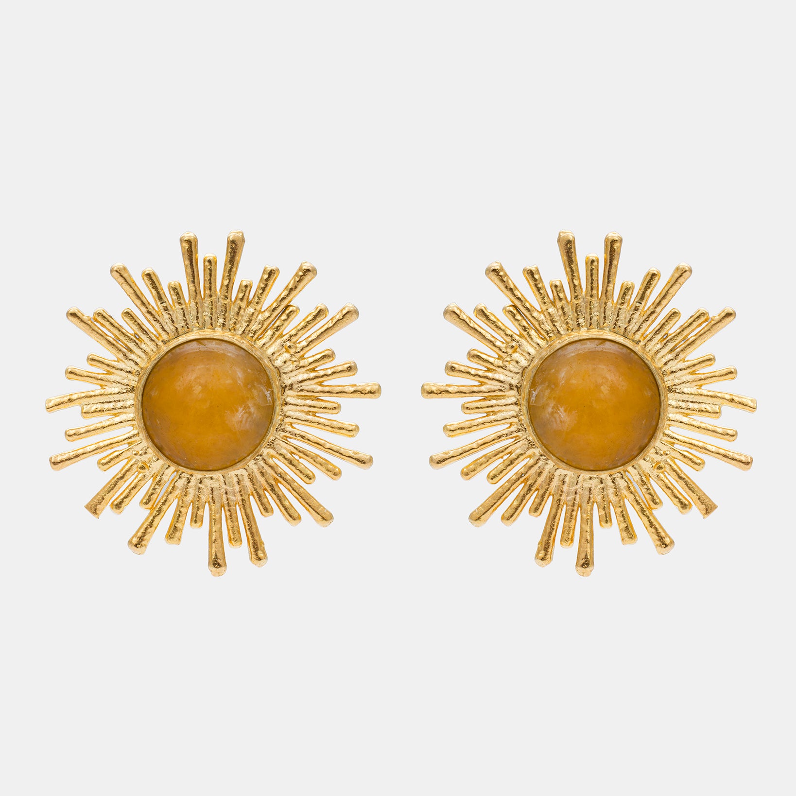 Celestial Radiance Earrings with Citrine