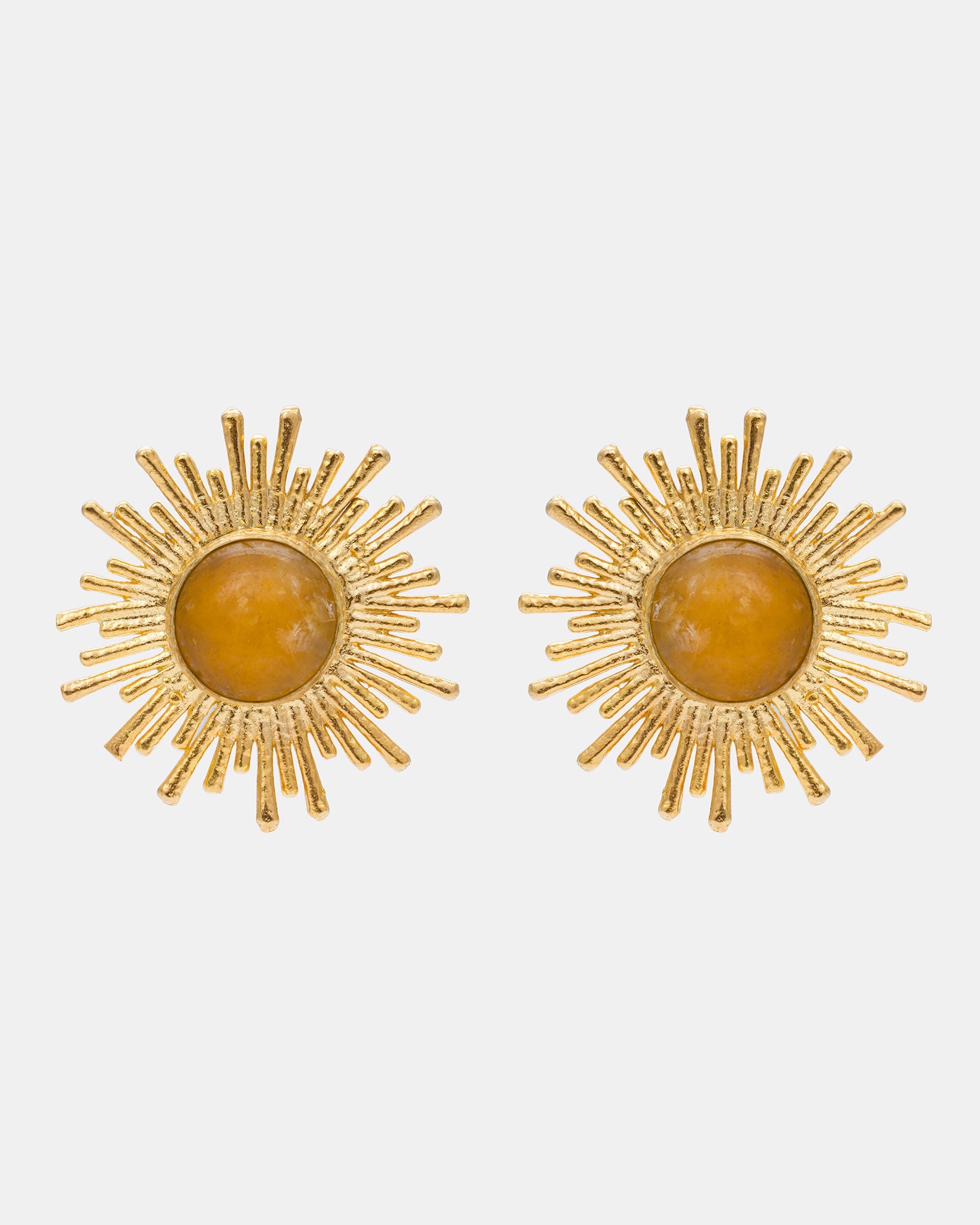 Celestial Radiance Earrings with Citrine