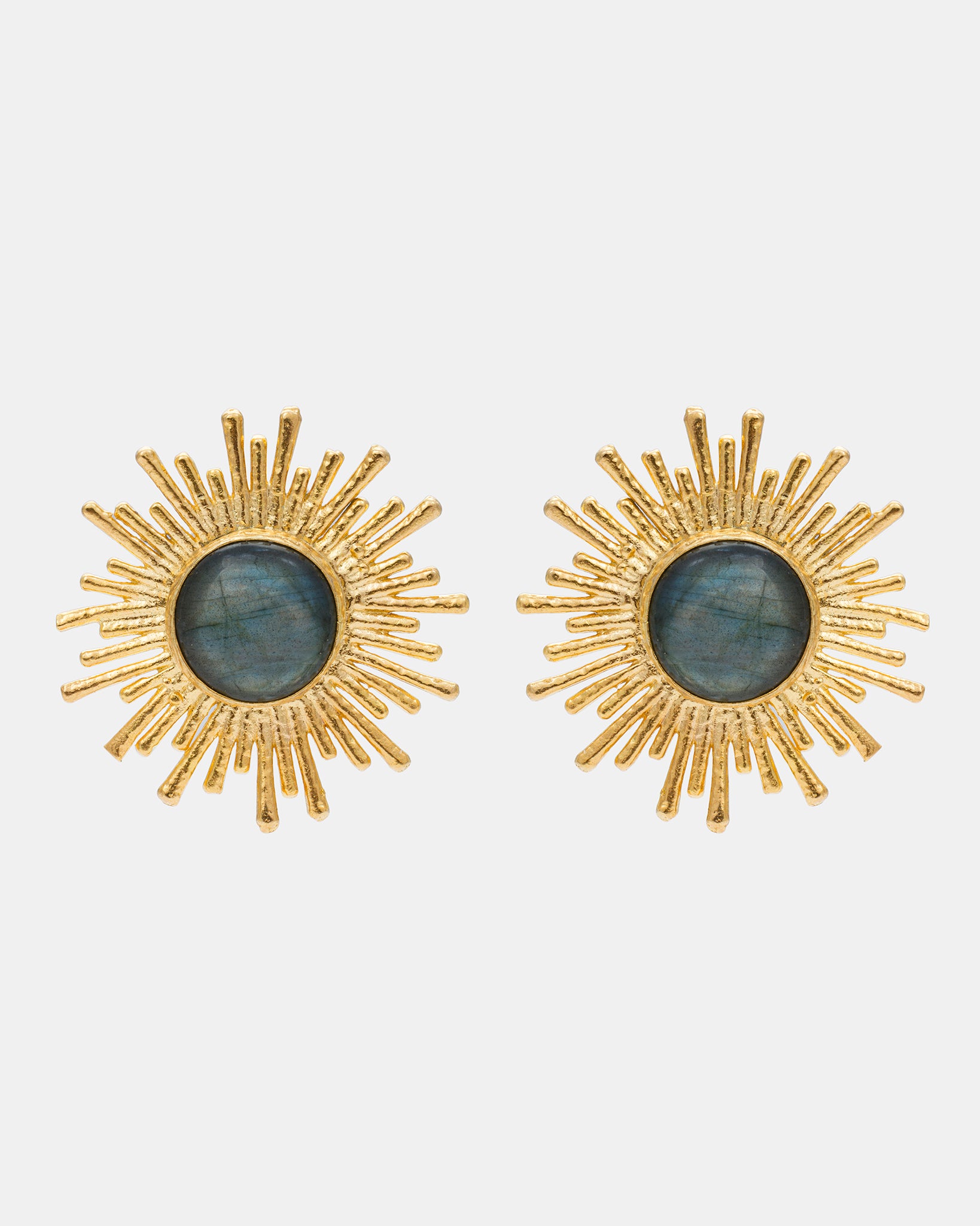 Celestial Radiance Earrings with Labradorite