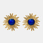 Celestial Radiance Earrings with Lapis Lazuli