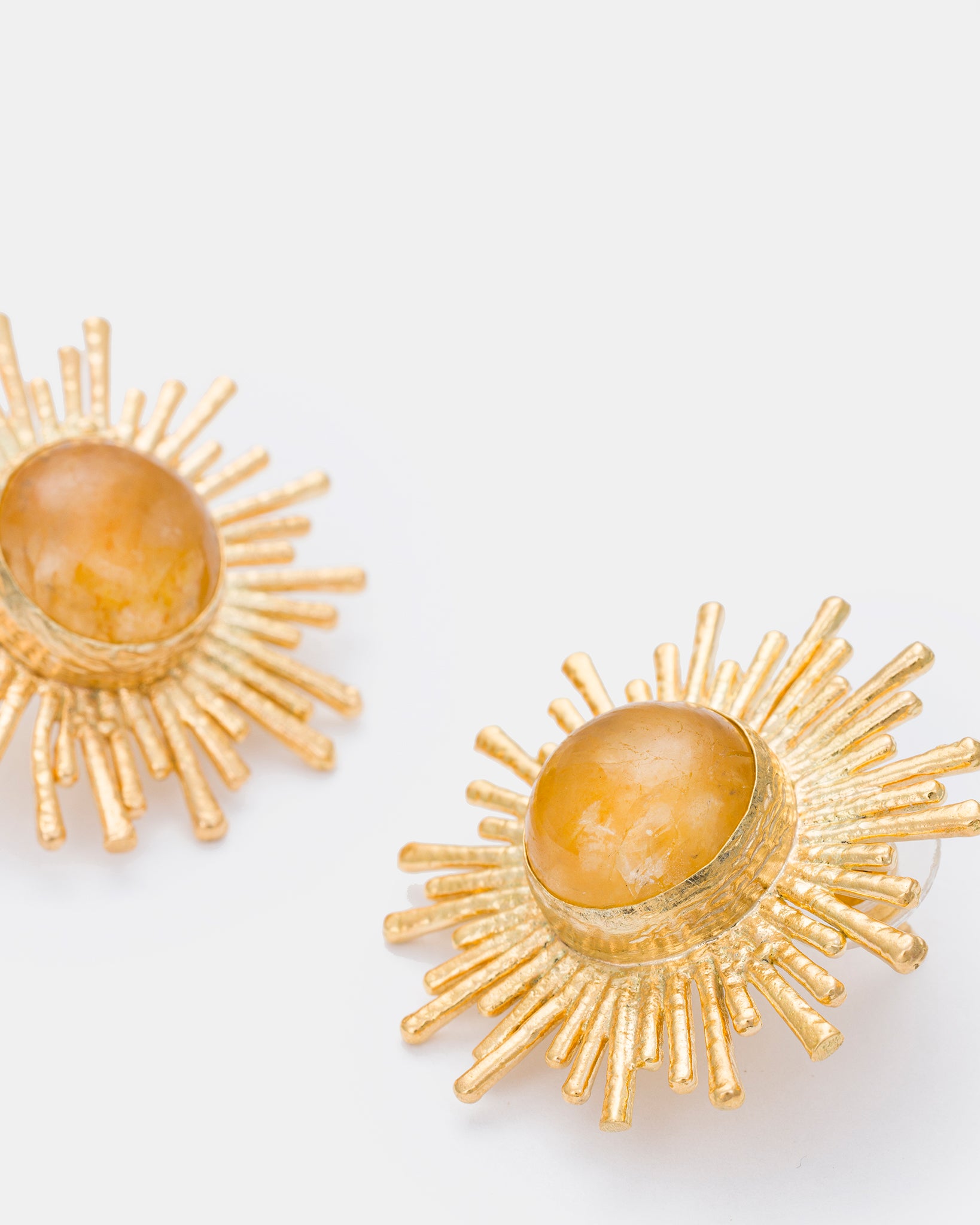Celestial Radiance Earrings with Citrine