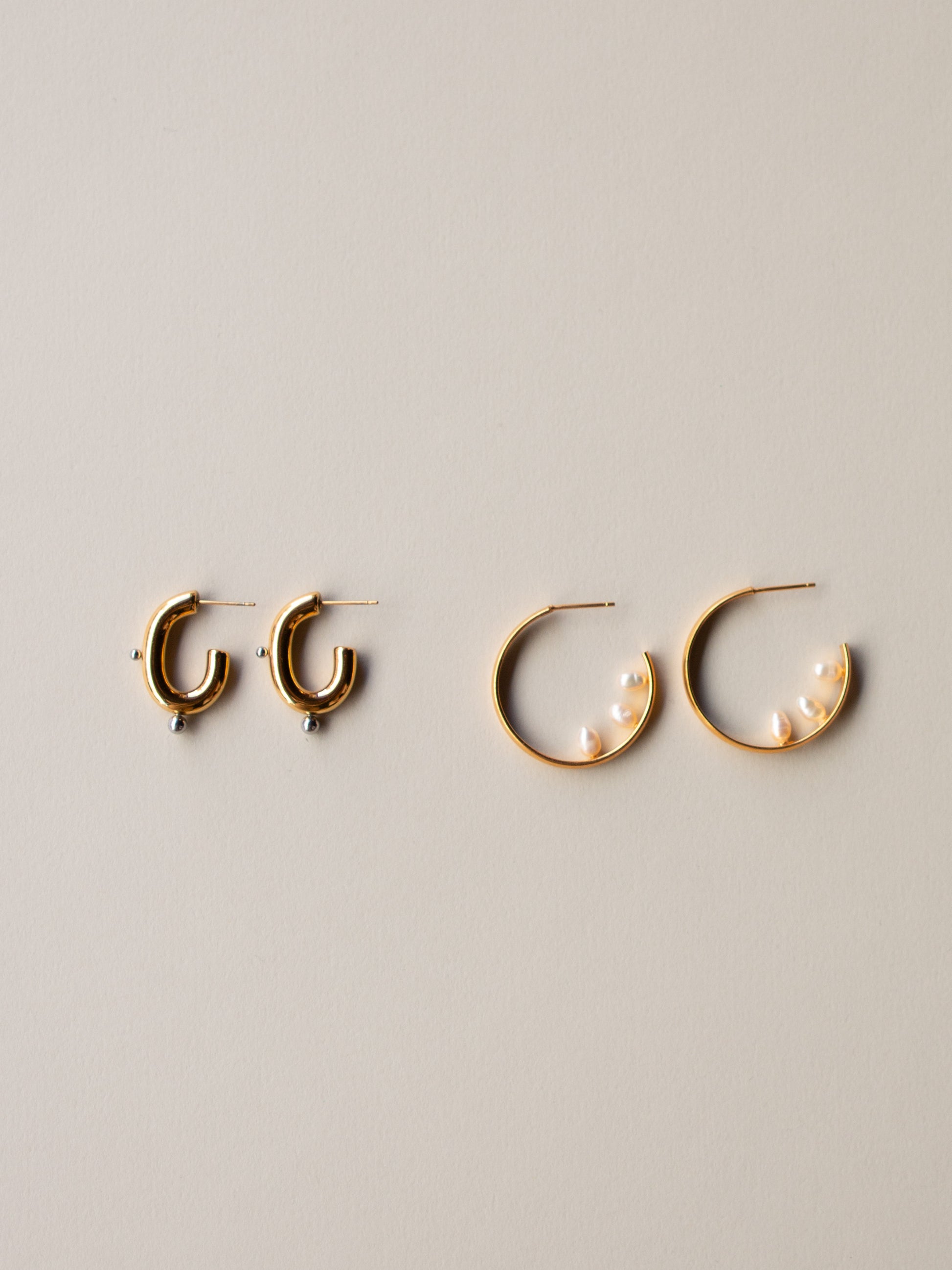 Dazzling Earrings in Gold and Silver