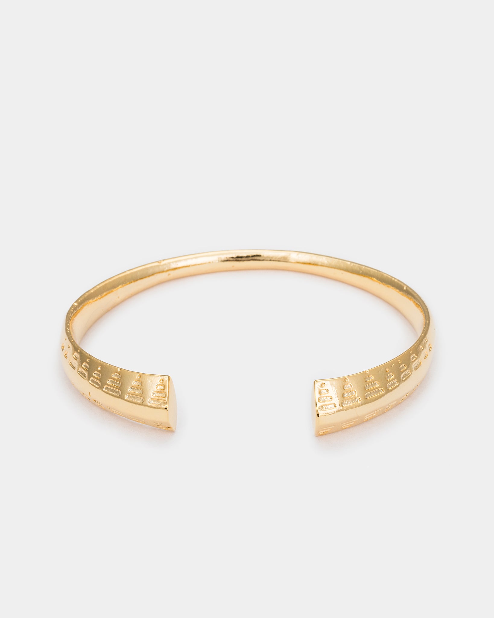 Inscribed Minimalist Cuff