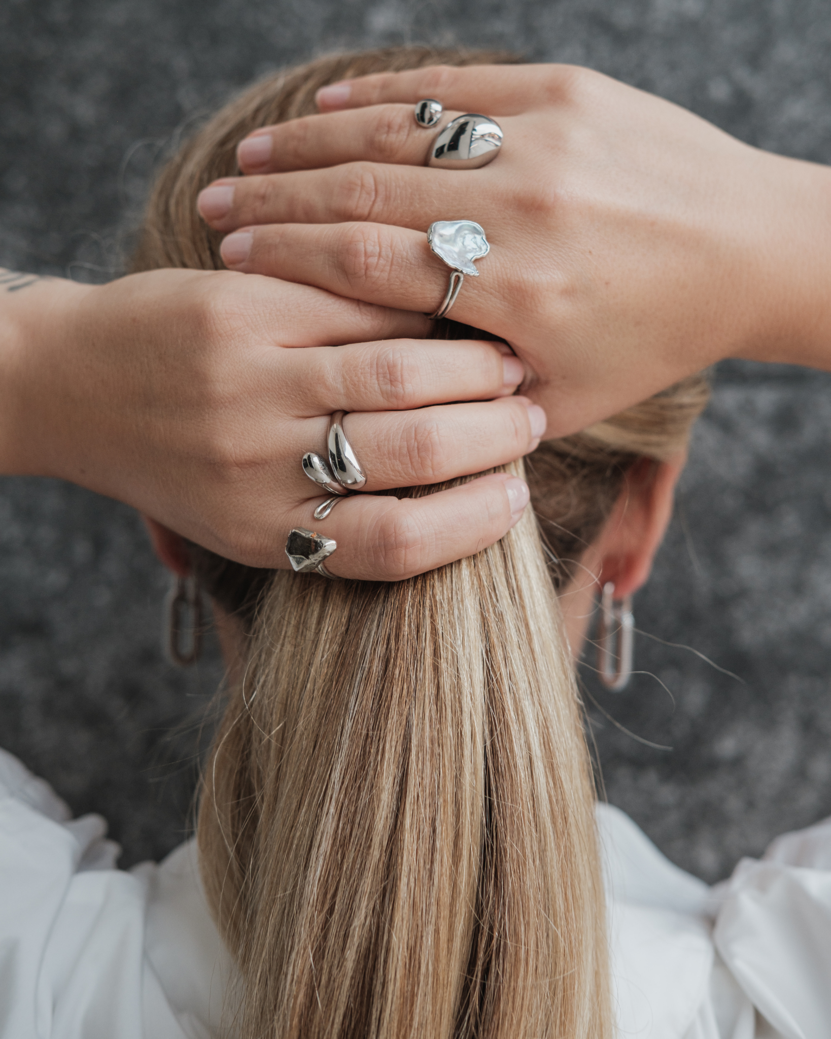 Poppy Ring in Silver