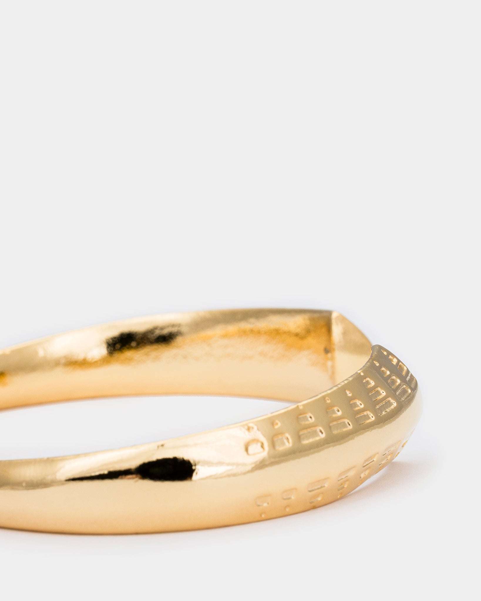 Inscribed Minimalist Cuff
