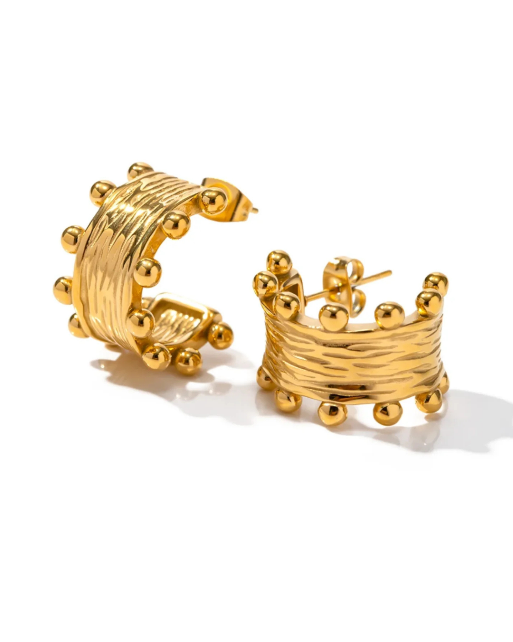 Roman Hoops in Gold