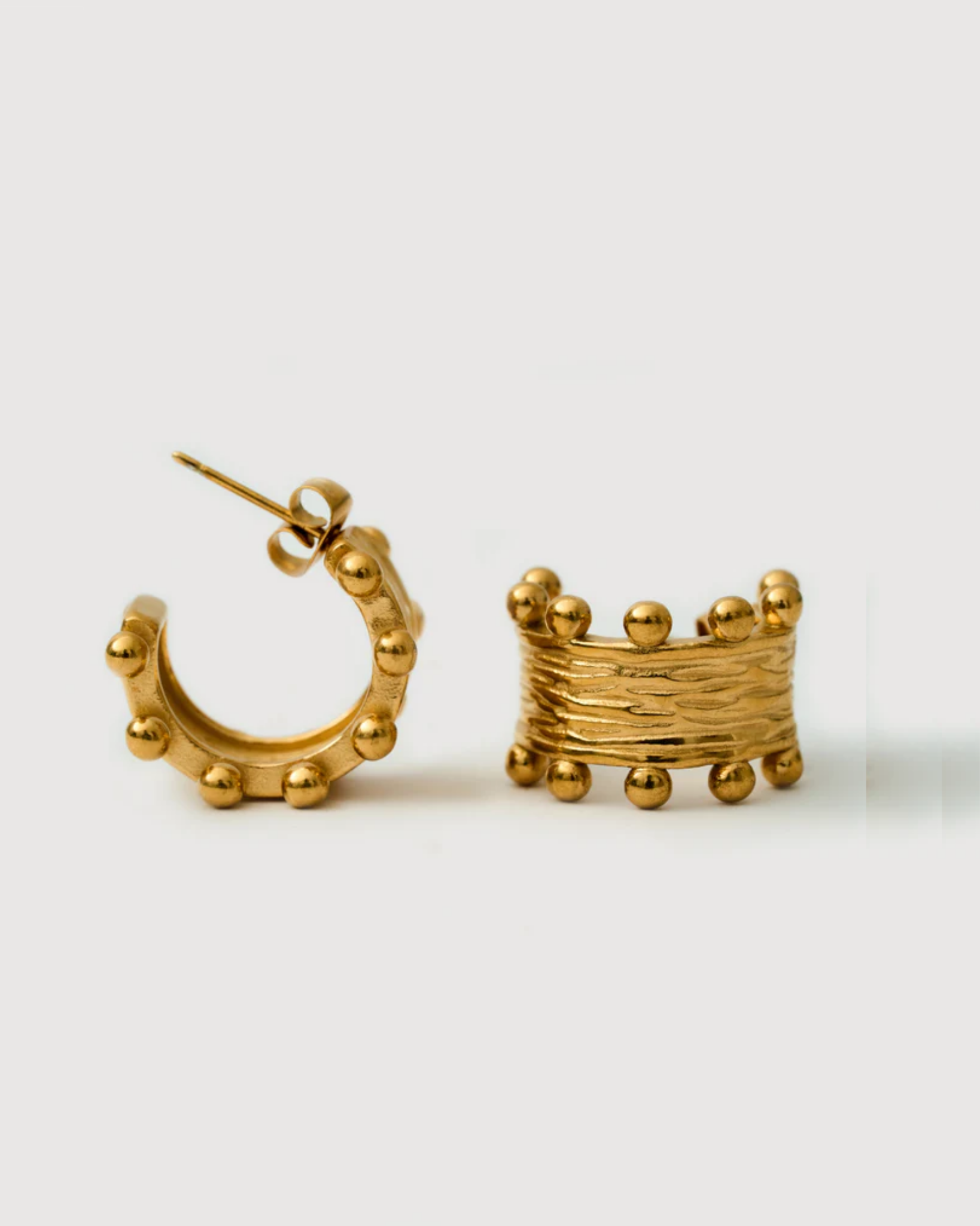 Roman Hoops in Gold