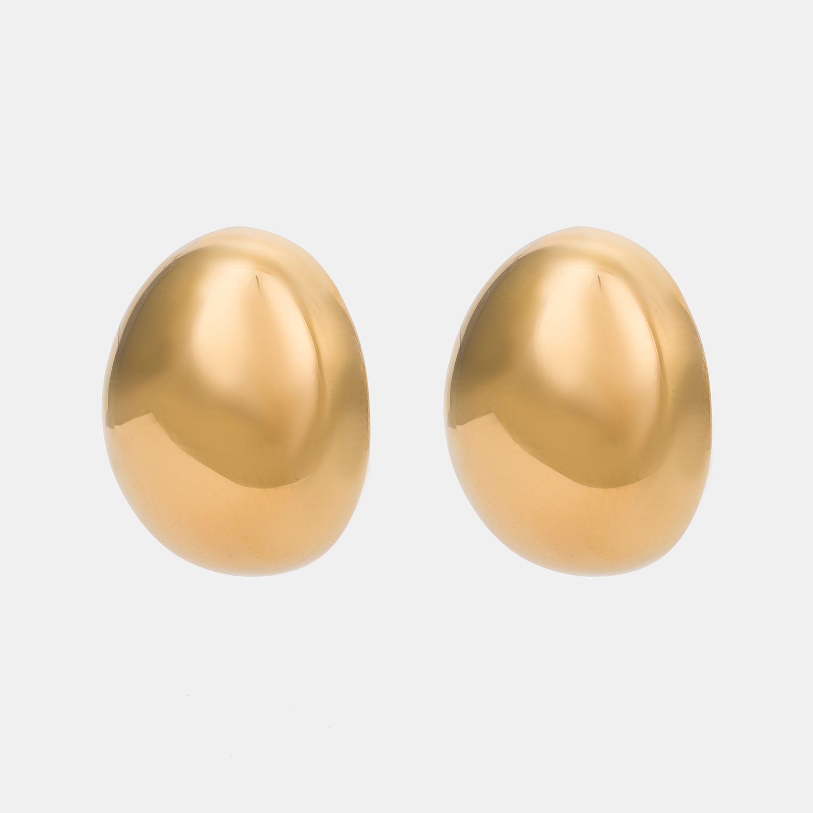 Dome Earrings in Gold