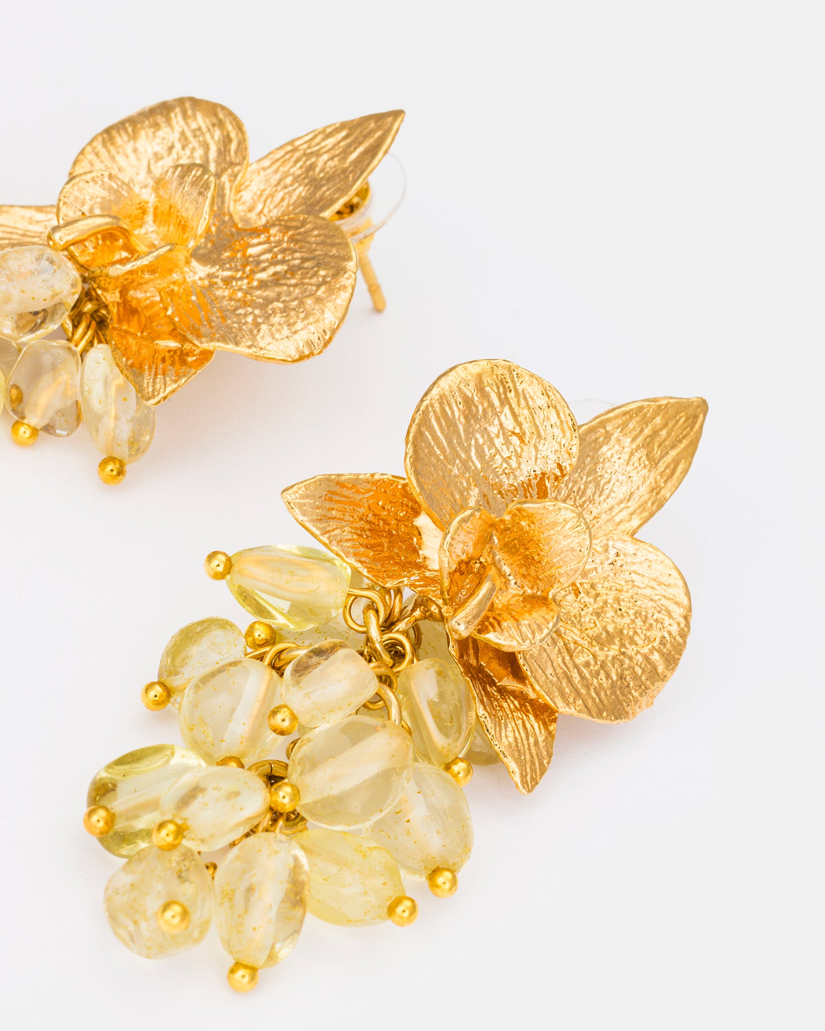 Blooming Radiance Citrine Earrings