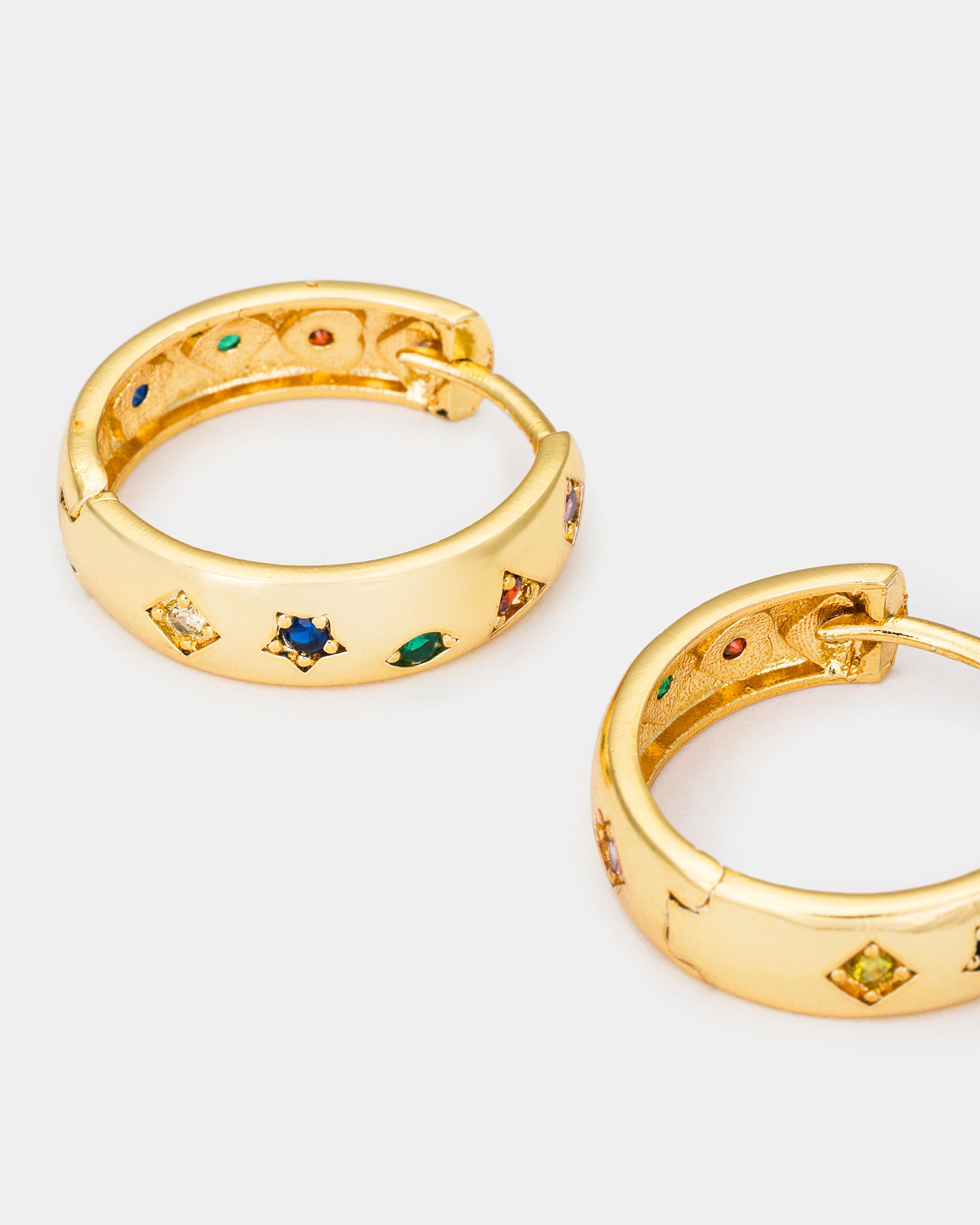 Kaleidoscope Hoop Earrings