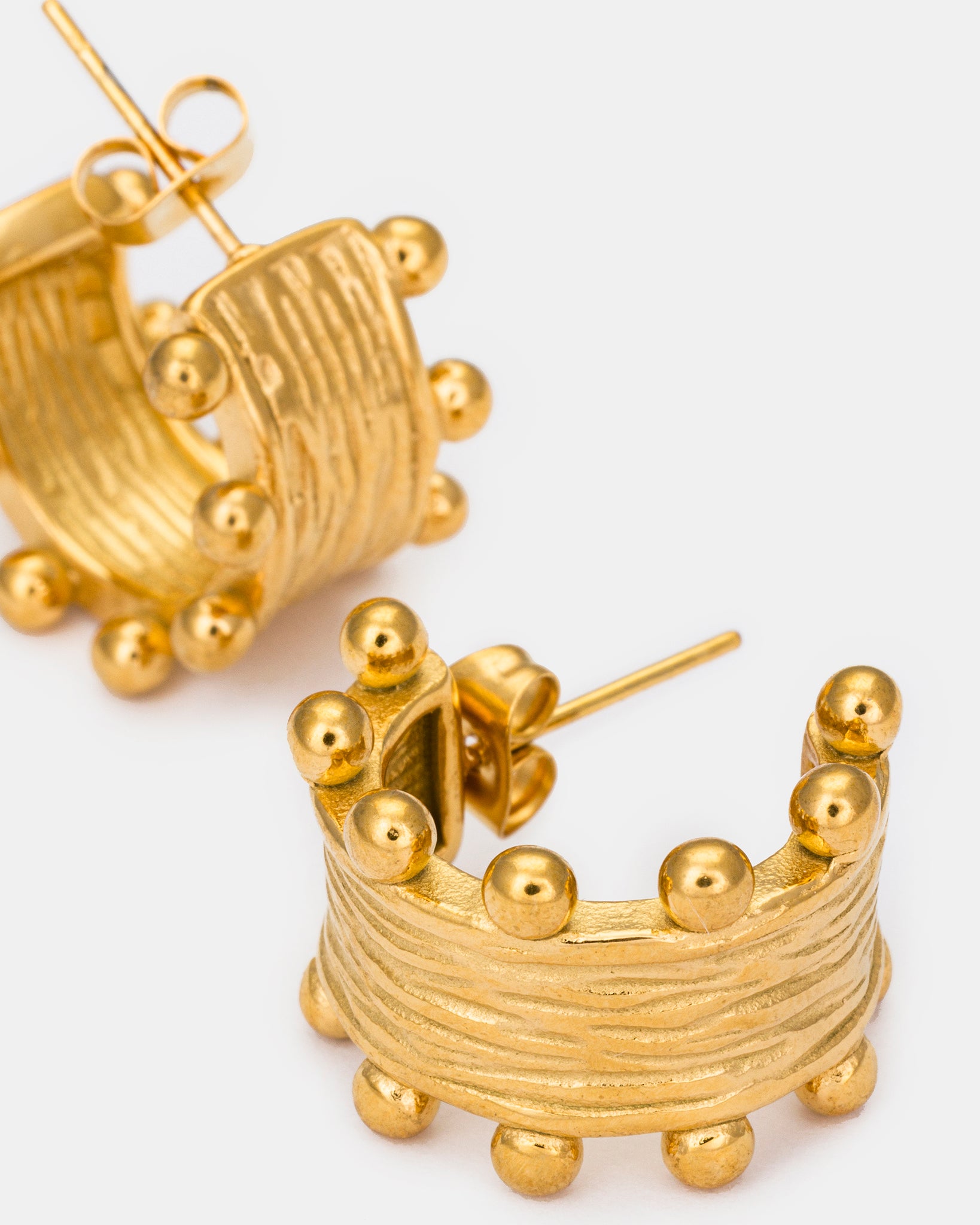 Roman Hoops in Gold