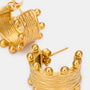 Roman Hoops in Gold
