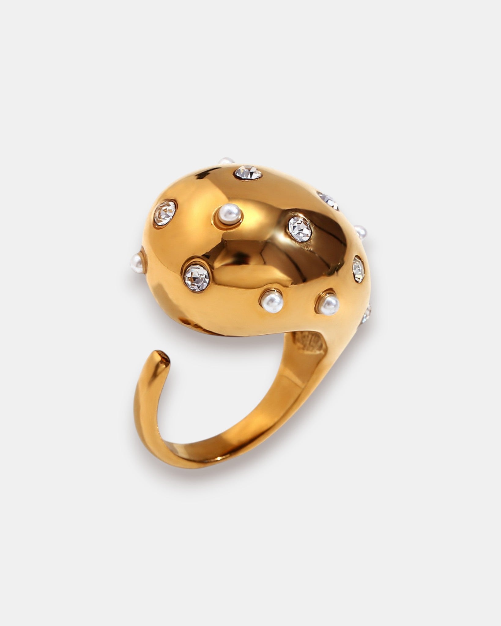 Disco Ring in Gold
