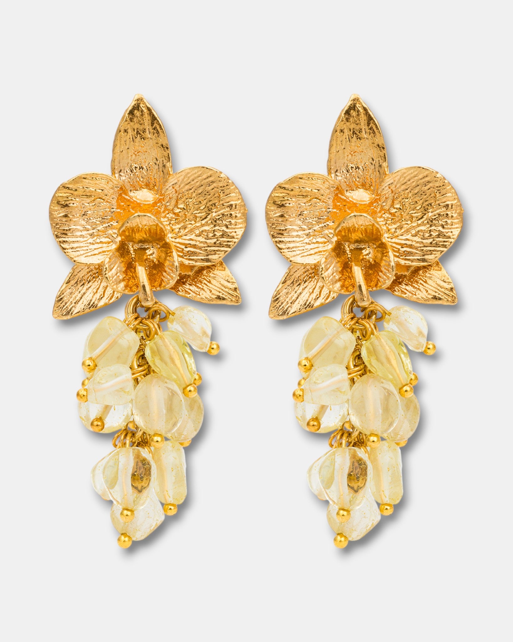 Blooming Radiance Citrine Earrings