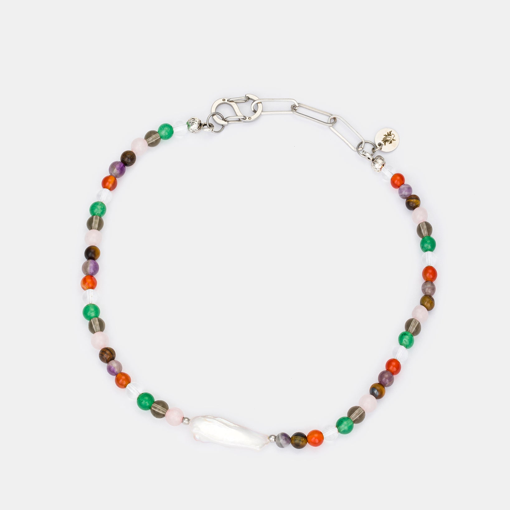 Chakra Radiance Choker with Pearl