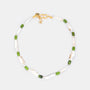 Jade Serenity Necklace with Irregular Baroque Pearls