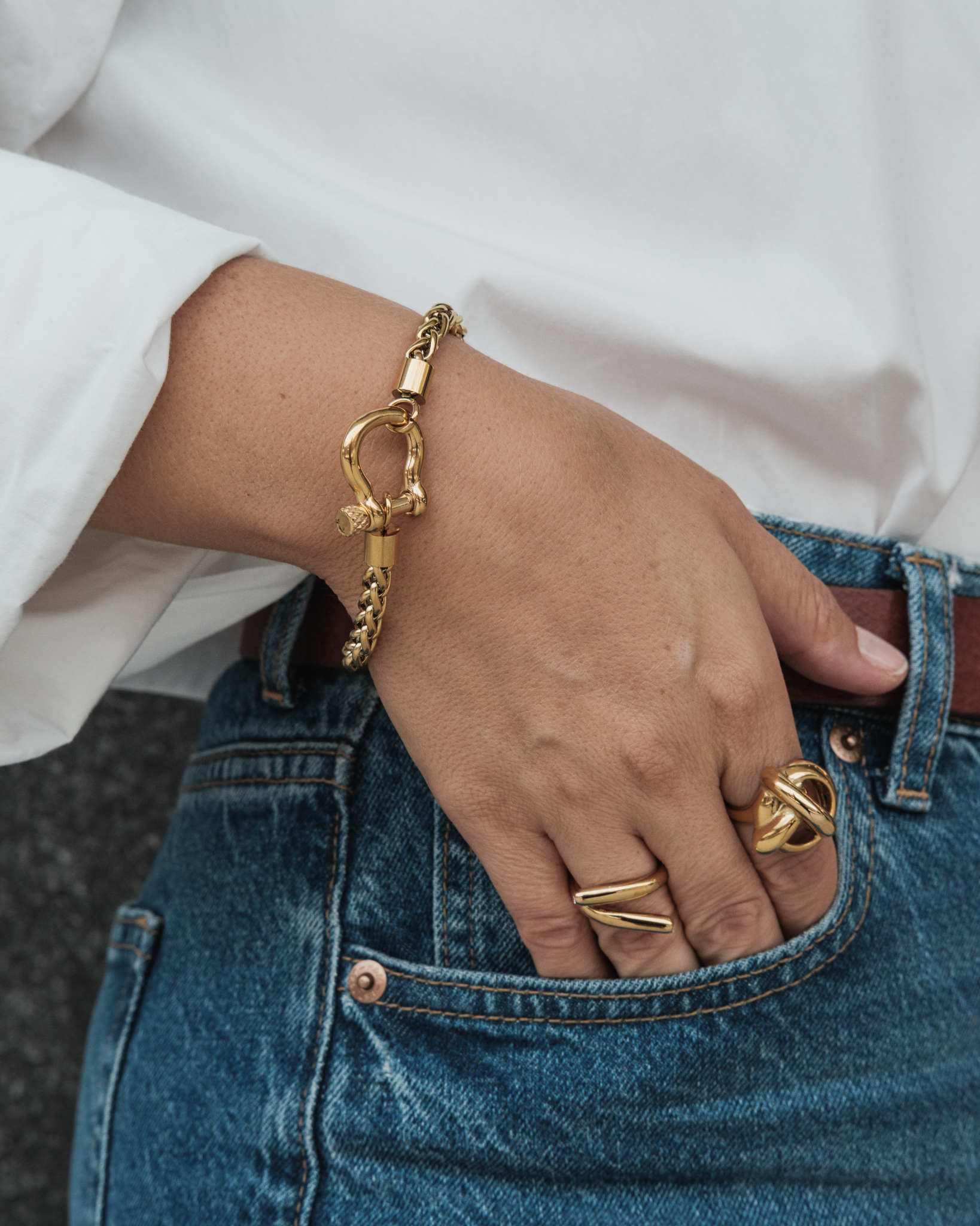 Copenhagen Bracelet in Gold