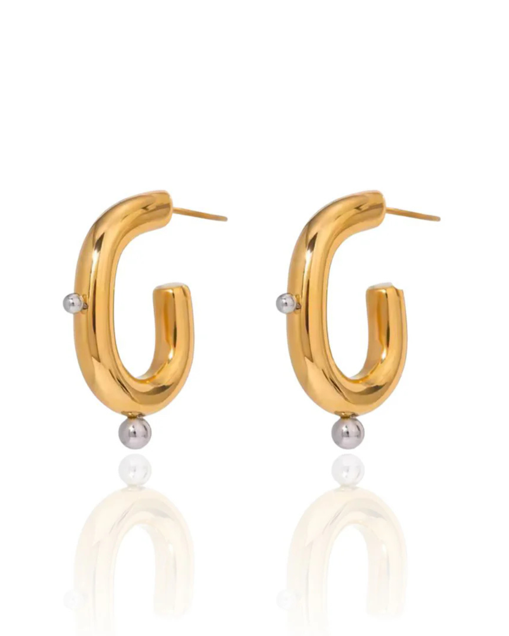 Dazzling Earrings in Gold and Silver