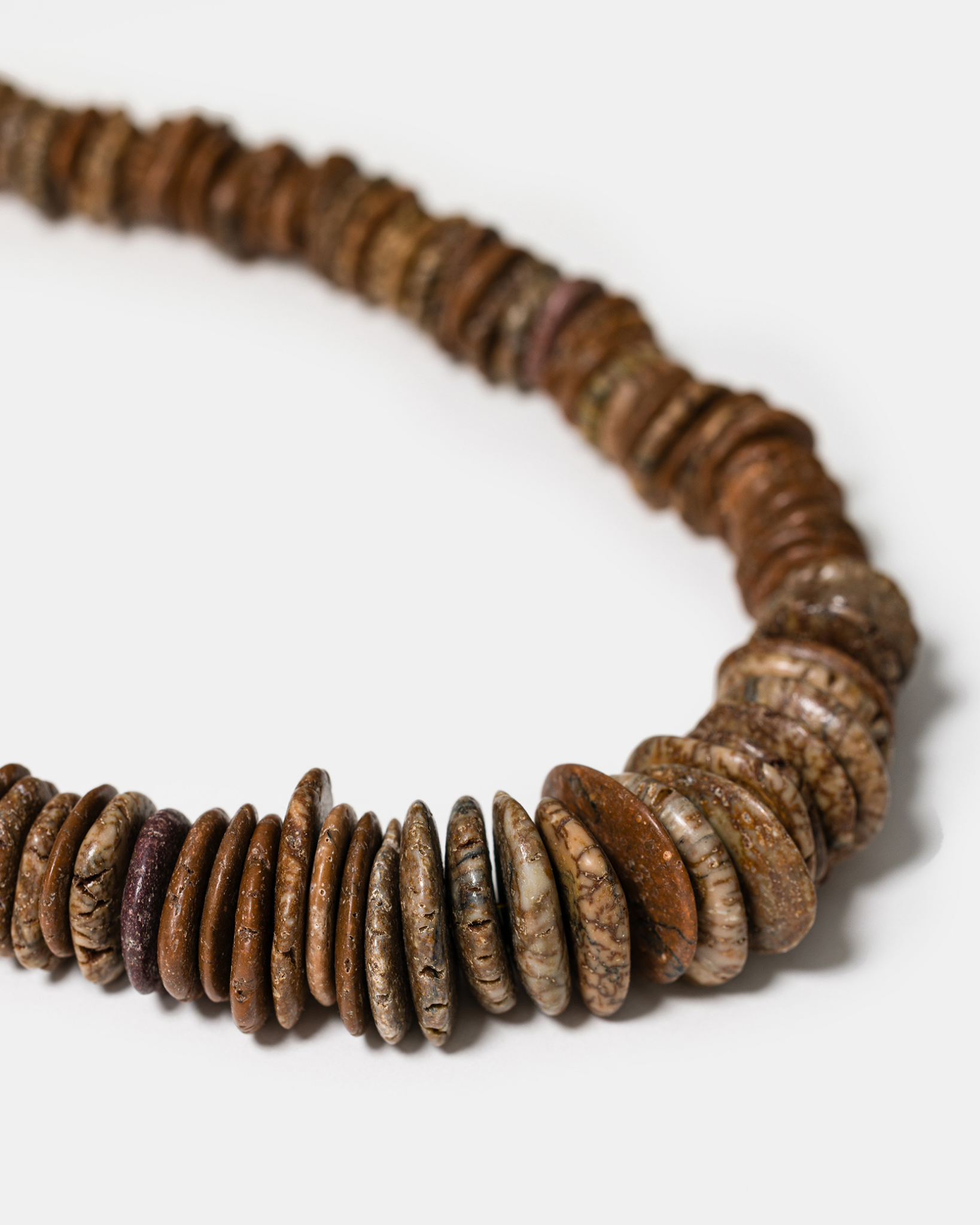 Desert Dune Necklace in Mocha Howlite