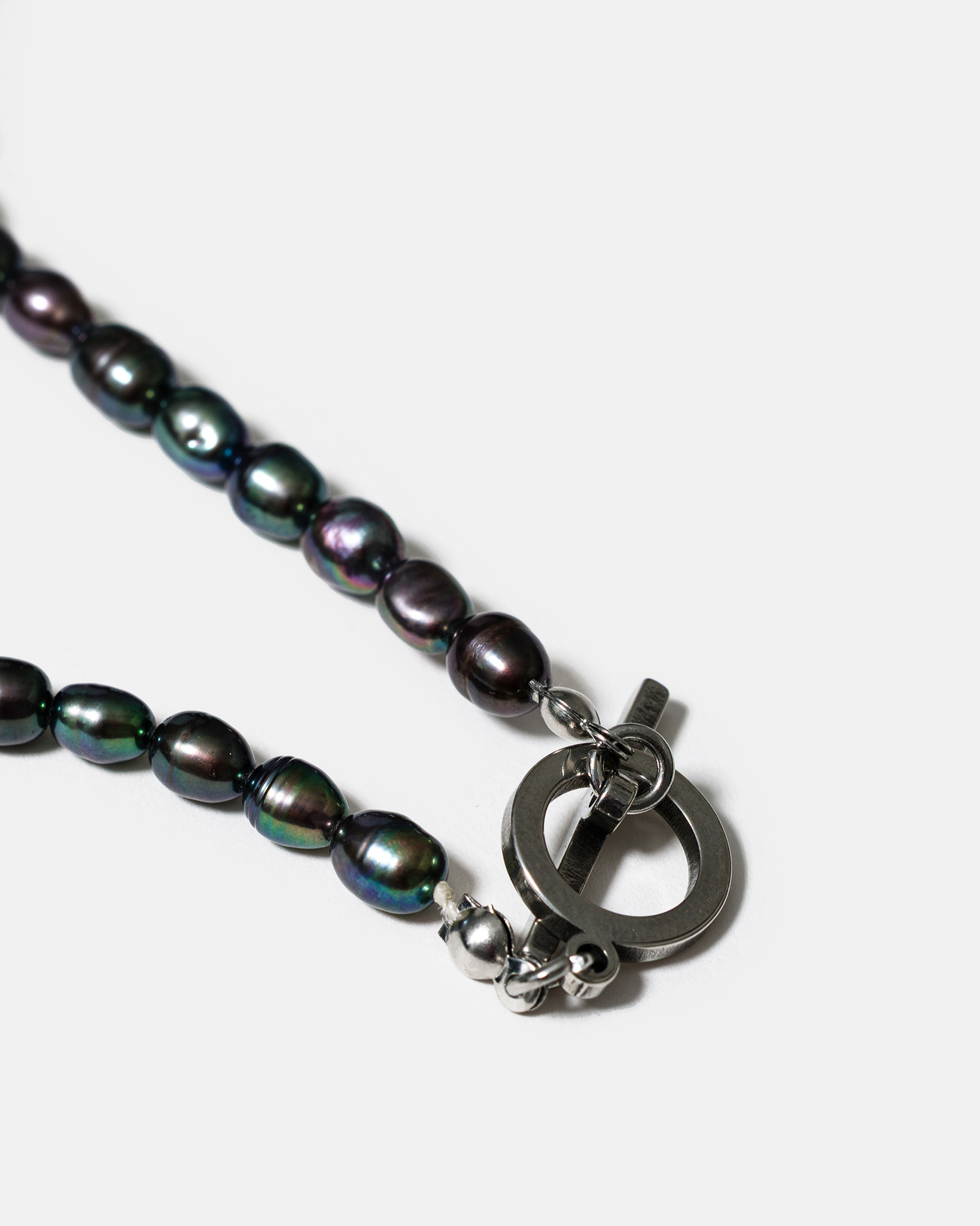 Portofino Necklace with Dark Freshwater Pearls